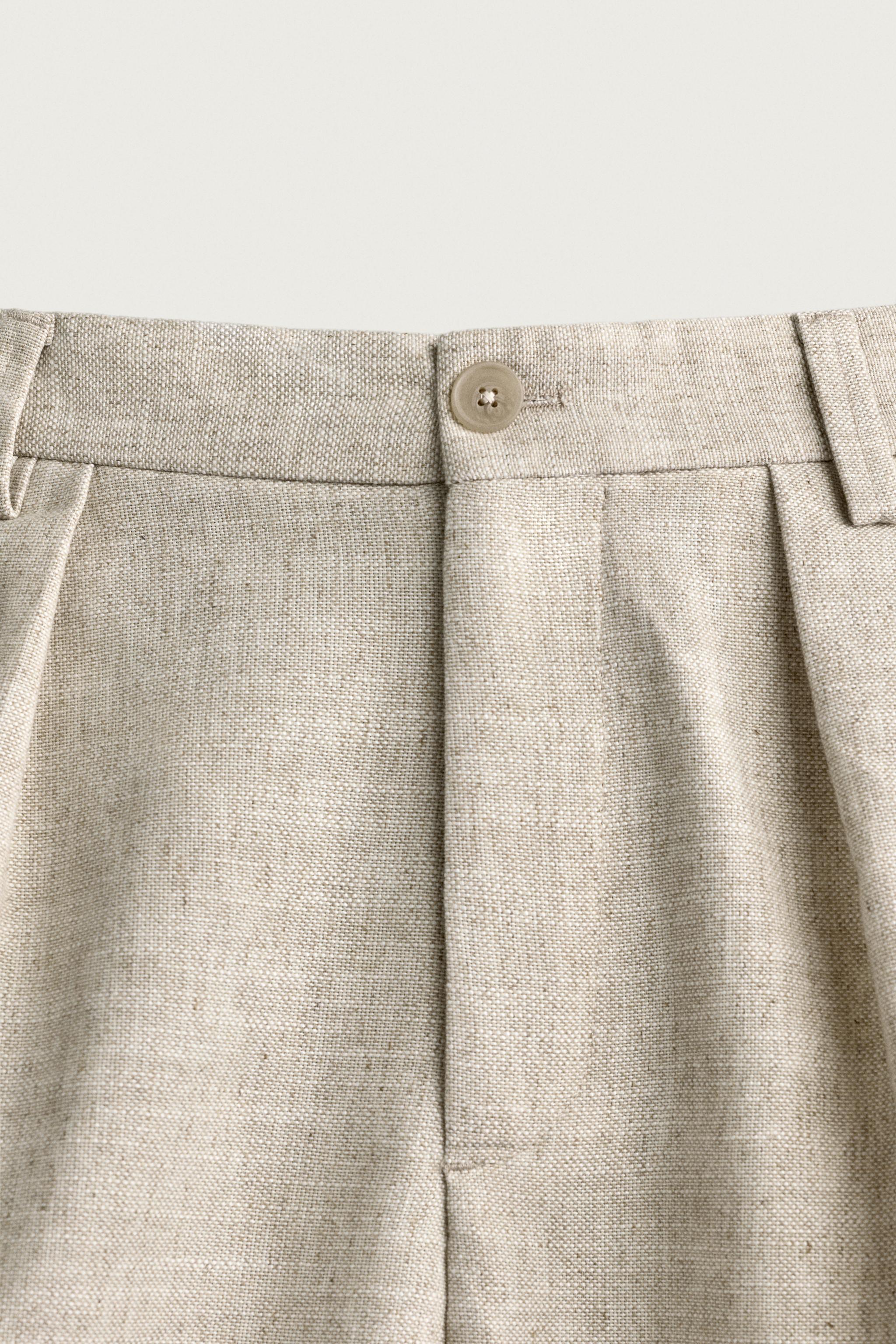 PANTALON DÉCONTRACTÉ STRUCTURE PLIS